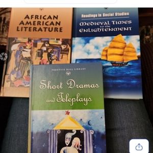 LOT 2/ African American Lit, Medieval Times-Enlightenment & Short teleplay